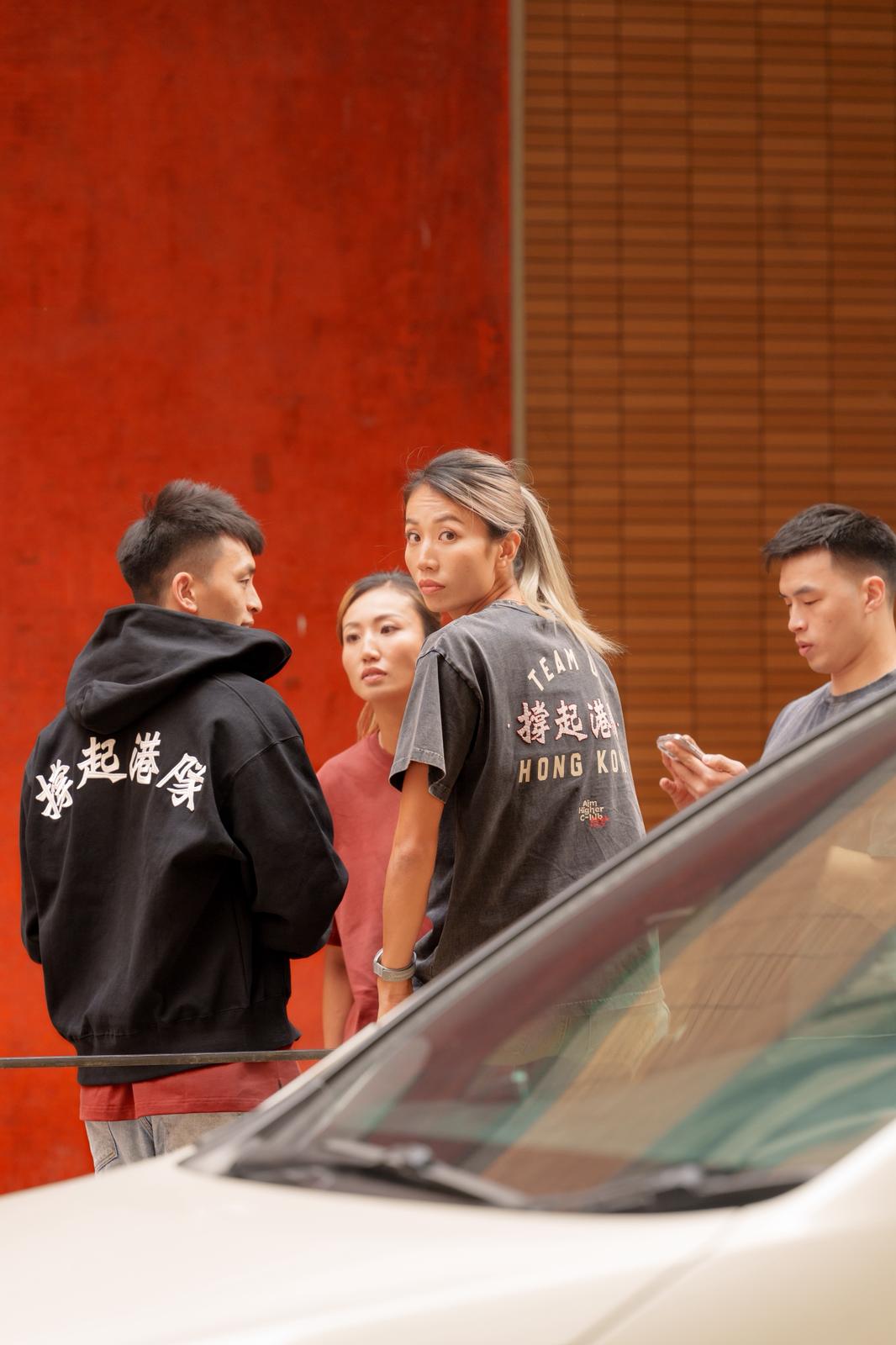 《體路》X AHC 撐起港隊 Tee (洗水黑/Washed Charcoal)